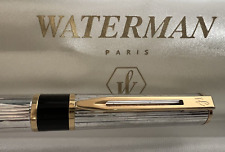 Waterman Pen Fountain Pen Laureat Plated Silver Gold Marking picture