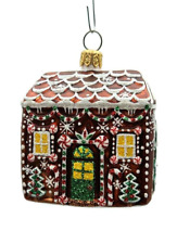 Patricia Breen Maison Gingerbread House Matte Snowflakes Christmas Tree Ornament picture