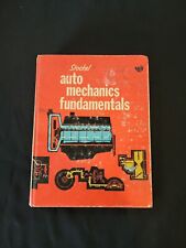 Vintage 1969 STOCKEL Auto Mechanics Fundamentals Text Book  picture