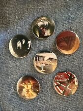 Van Halen (Hagar Era)  “The First 5” Album Covers 1.5” Pin Back Buttons W/ Chase picture