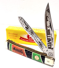 Kissing Crane 2022 Limited Edition Halloween Bone 2 Blade Trapper Pocket Knife picture
