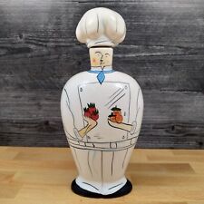 Le Chef Hand Painted Olive Oil Collectible Ambiance Figurine Kitchen 10.5” picture