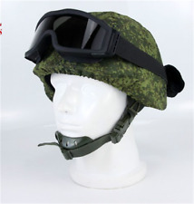 IN US Replica Russian Army 6b26 Tactical Steel Helmet + Helmet Cover + Goggle  picture