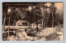 Mt Katahdin ME-Maine, Water Falls At Camp Baxter, Antique, Vintage Postcard picture