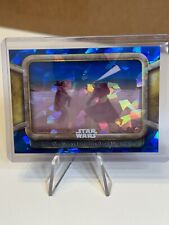 2024 Topps Chrome Star Wars Sapphire #54 “Our Heroes Encounter Darth Maul” picture
