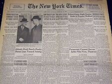 1949 FEBRUARY 26 NEW YORK TIMES - PARAMOUNT SPLITS FILM, THREATRES - NT 2995 picture