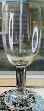Thomas O'Brien Colonna Graphic Water Goblet Optic Lined Stem 7.5