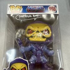 Funko Pop Masters of the Universe Skeletor #998 10 Inch autograph by creator, picture