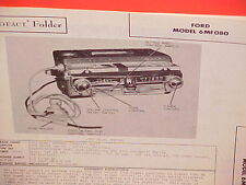 1946 1947 1948 FORD SUPER DELUXE V-8 SIX CONVERTIBLE AM RADIO SERVICE MANUAL 1 picture