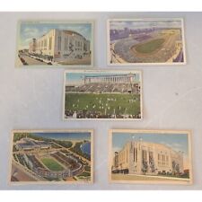5 Post Card Lot Soldiers' Stadium & CHICAGO Stadium Linen 20's & 30's RARE picture