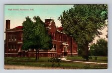 Fairmount NE-Nebraska, High School, Vintage c1911 Postcard picture