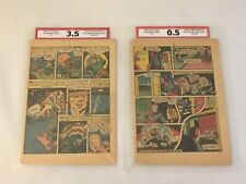 *Rare* Golden Age Human Torch and Demolition Man Pages From All Winners Comics 4 picture