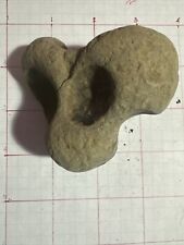 RARE-HEART-Gold Stone, Fairy Stone, Hex Stone, Pagan,luck,protection,gift,#11 picture