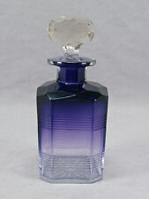 Late 19th Century French Amethyst Fading to Clear Cut Glass Perfume Bottle picture