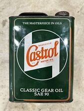 Vintage 1940’s Castrol Motor Oil Can NOS FULL RARE Original USA Masterpiece In picture