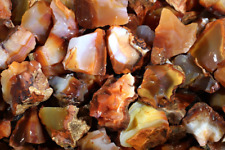 Carnelian - Rough Rocks for Tumbling - Madagascar Crystals - Bulk Wholesale 1LB picture