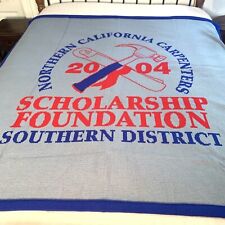Y2K Northern California CARPENTERS Scholarship Foundation Throw Blanket 65x67