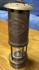 Vintage E. Thomas & Williams Brass Coal Miners Lamp Wales picture