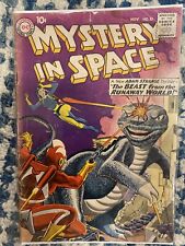 Mystery In Space 55, Rare Early Adam Strange Grey Tone Cover Golden Age DC 1959 picture