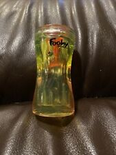 Vintage Foohy Brand Oil Lava Lamp Pencil Sharpener Orange Neon Green RARE picture