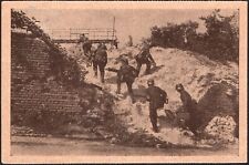 Machine gun unit moving into position - Wehrmacht 1933/1934 WHW - postcard-#1322 picture