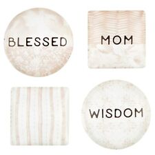 Cute Refrigerator Fridge Magnets 3.5in W x 4.75in H x 1.25in Mom/Blessed 2 Pack picture
