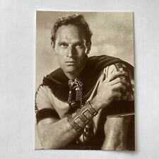 Charlton Heston As Ben Hur Postcard UNP Movie Classic Cinema Continental picture