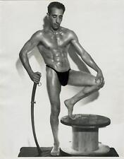 c. 1930's Bodybuilder Photograph by Earl Forbes GAY BEEFCAKE picture