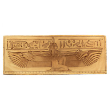 Kneeling Winged Goddess Isis with symbol of The goddess Maat picture
