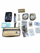 1960s Varig Airlines 1st Class Full Toiletry Bag w/ Hermes Cologne & Lotion picture