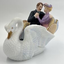 Lenox 1995 Carousel Courtship Swan Carousel Fine Porcelain Figurine picture