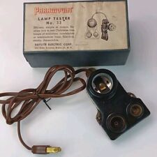 Vtg Paramount Lamp Tester No.33-RayLite-Christmas Lite Tester-Original Box- picture