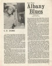 1974 Albany, New York Blues Musicians Part Three - 4-Page Vintage Article picture