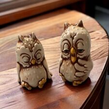 Vintage Owl Salt and Pepper Shakers Ceramic picture
