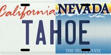 Ski Lake Tahoe, California & Nevada Hybrid Aluminum License Plate picture