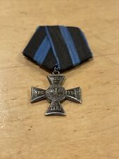 RUSSIAN EMP.19C.ORDER OF VIRTUTI MILITARY BRST BADGE CROSS,1831.SILVER,ANTIQUE. picture
