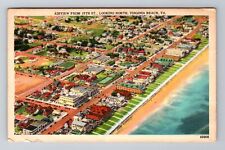 Virginia Beach VA-Virginia, Aerial Looking North Virginia Beach Vintage Postcard picture