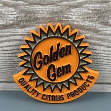 Vintage Golden Gem Magnet Quality Citrus Products, New, Umatilla, Florida picture