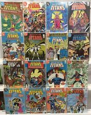 DC Comics New Teen Titans Comic Book Lot of 16 - Tales of the Teen Titans picture