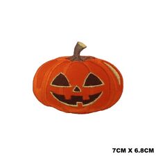 Halloween Pumpkin Logo Embroidered Patch Iron On/Sew On Patch Batch picture