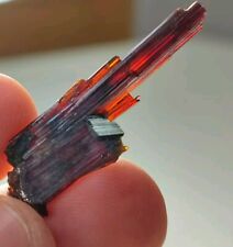 Rutile Gemmy Crystal On Tiny Hedenbergite Having Good Luster & Nice Termination. picture