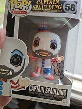 Sid Haig Rare Signed Funko Pop Movies Captain Spaulding #58 picture