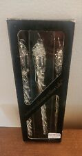 Katherine’s Collection at Silver Lake - Box of 3 Sparkling Icicles Ornaments 8