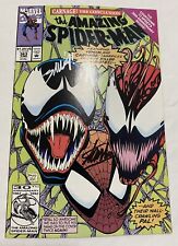 AMAZING SPIDER-MAN #363 Signed Stan Lee & Mark Bagley Key 3rd App Carnage VF/NM picture