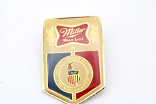 Vintage Los Angeles LA 1984 Olympic Miller High Life Sponsor Lapel Pin Enamel picture