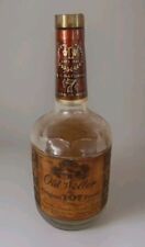 Old Weller 107 Original Barrel Gold Vein Glass Bottle — EMPTY BOTTLE ONLY picture