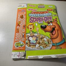 VINTAGE 2002 KELLOGG'S CINNAMON MARSHMALLOW SCOOBY-DOO CEREAL BOX picture