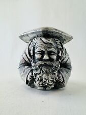 1978 Vintage Troll Candle Holder Handcrafted, Numbered Signed Bearded Friar Tuck picture
