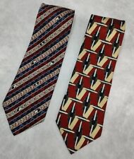 Disney Mickey Mouse Neck Tie Lot of 2 Mickey & Co Disney Parks Men's accessories picture