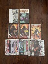 Ninjak v3 #0 - #22 run, #1 gold edition, #1 & #2 signed. Valiant bagged boarded picture